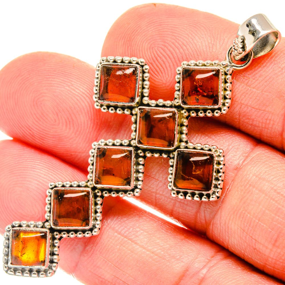 Baltic Amber Pendants handcrafted by Ana Silver Co - PD28163