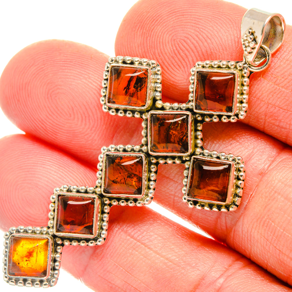 Baltic Amber Pendants handcrafted by Ana Silver Co - PD28165