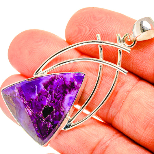 Sugilite Pendants handcrafted by Ana Silver Co - PD28173