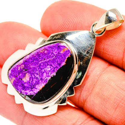 Sugilite Pendants handcrafted by Ana Silver Co - PD28175