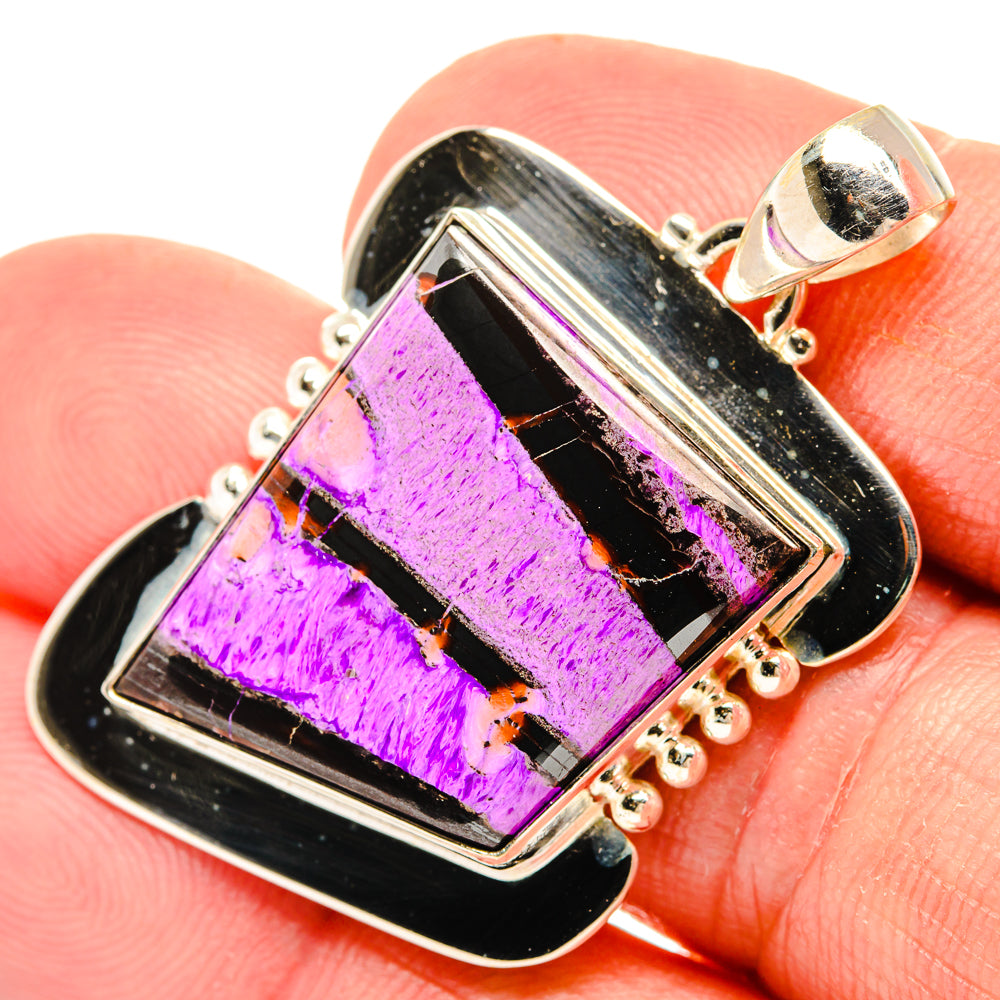 Sugilite Pendants handcrafted by Ana Silver Co - PD28176