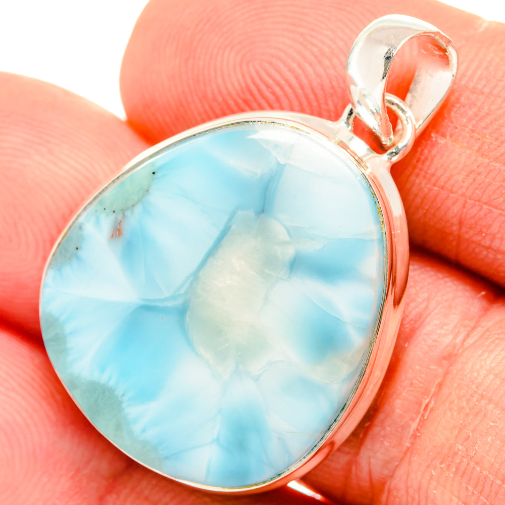 Larimar Pendants handcrafted by Ana Silver Co - PD28187
