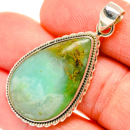 Peruvian Opal Pendants handcrafted by Ana Silver Co - PD28191