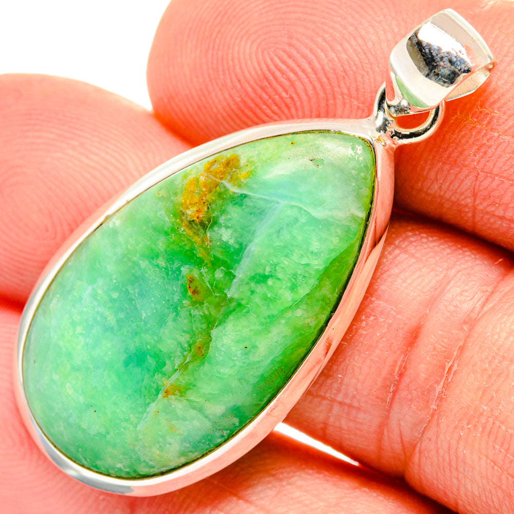 Peruvian Opal Pendants handcrafted by Ana Silver Co - PD28196