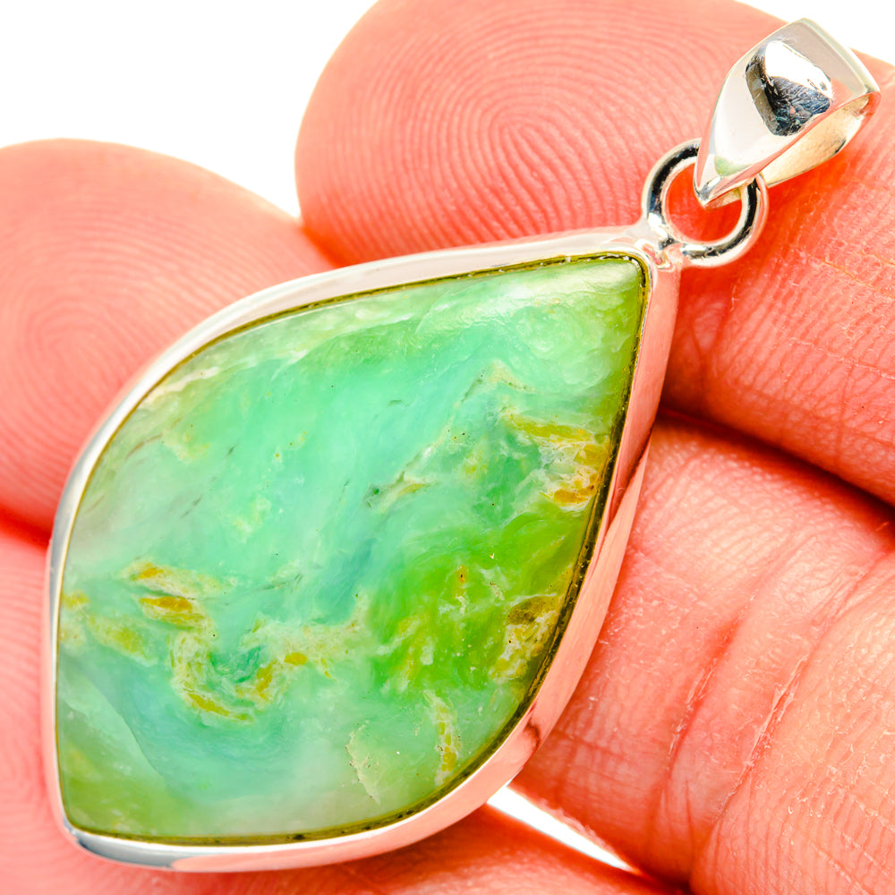 Peruvian Opal Pendants handcrafted by Ana Silver Co - PD28201