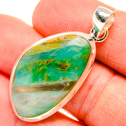 Peruvian Opal Pendants handcrafted by Ana Silver Co - PD28203