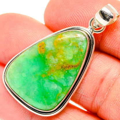 Peruvian Opal Pendants handcrafted by Ana Silver Co - PD28205