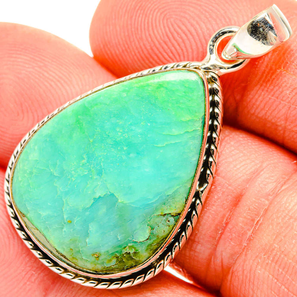 Peruvian Opal Pendants handcrafted by Ana Silver Co - PD28208