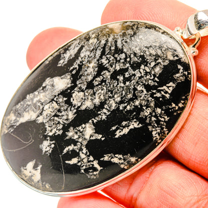 Chrysanthemum Stone Pendants handcrafted by Ana Silver Co - PD28211