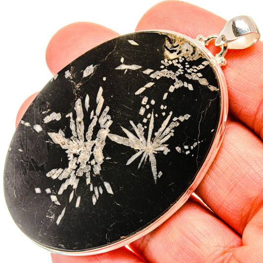 Chrysanthemum Stone Pendants handcrafted by Ana Silver Co - PD28214