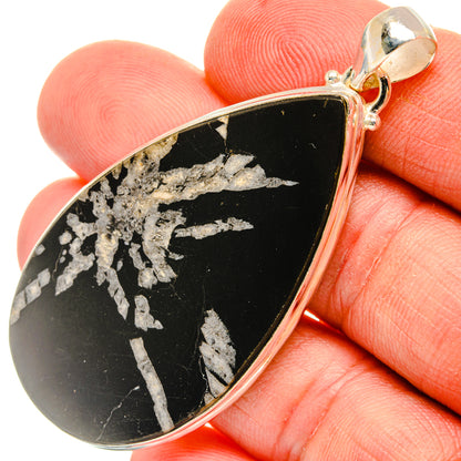 Chrysanthemum Stone Pendants handcrafted by Ana Silver Co - PD28216
