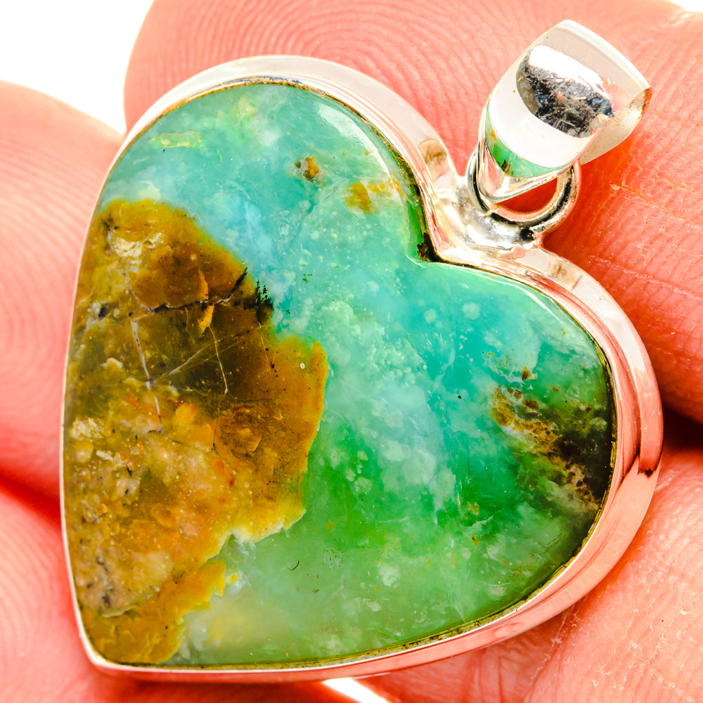 Peruvian Opal Pendants handcrafted by Ana Silver Co - PD28219