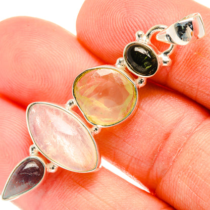 Rainbow Moonstone Pendants handcrafted by Ana Silver Co - PD28227