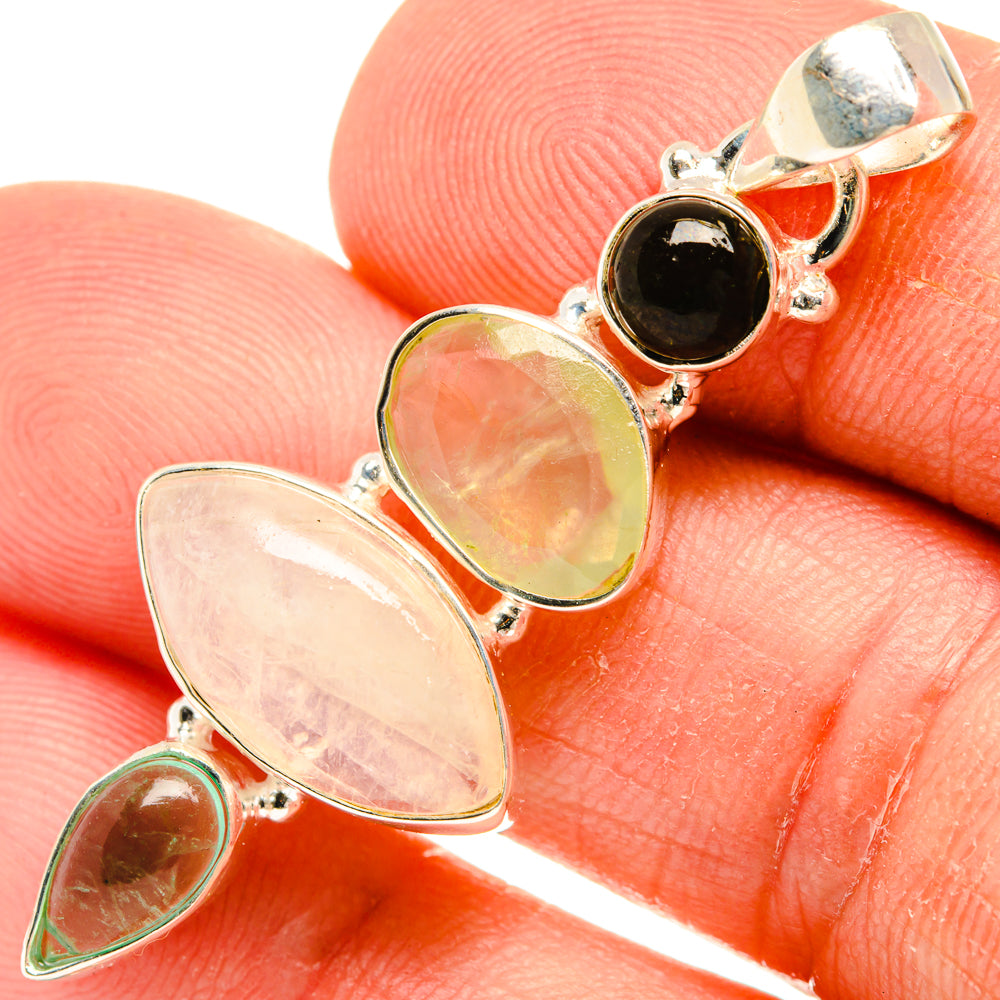 Rainbow Moonstone Pendants handcrafted by Ana Silver Co - PD28229