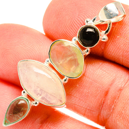 Rainbow Moonstone Pendants handcrafted by Ana Silver Co - PD28229