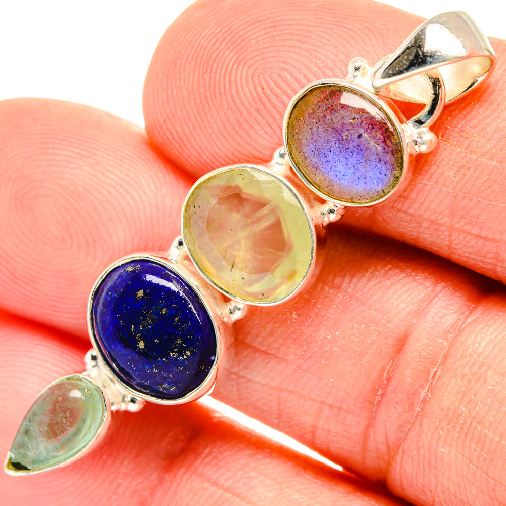 Lapis Lazuli Pendants handcrafted by Ana Silver Co - PD28233