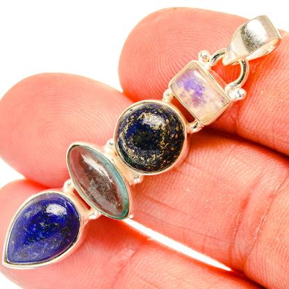 Lapis Lazuli Pendants handcrafted by Ana Silver Co - PD28234