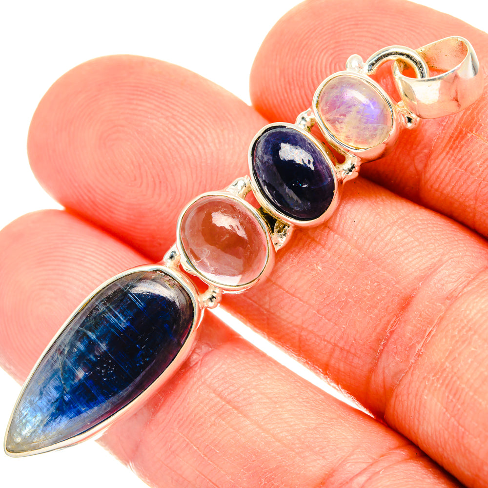 Kyanite Pendants handcrafted by Ana Silver Co - PD28244