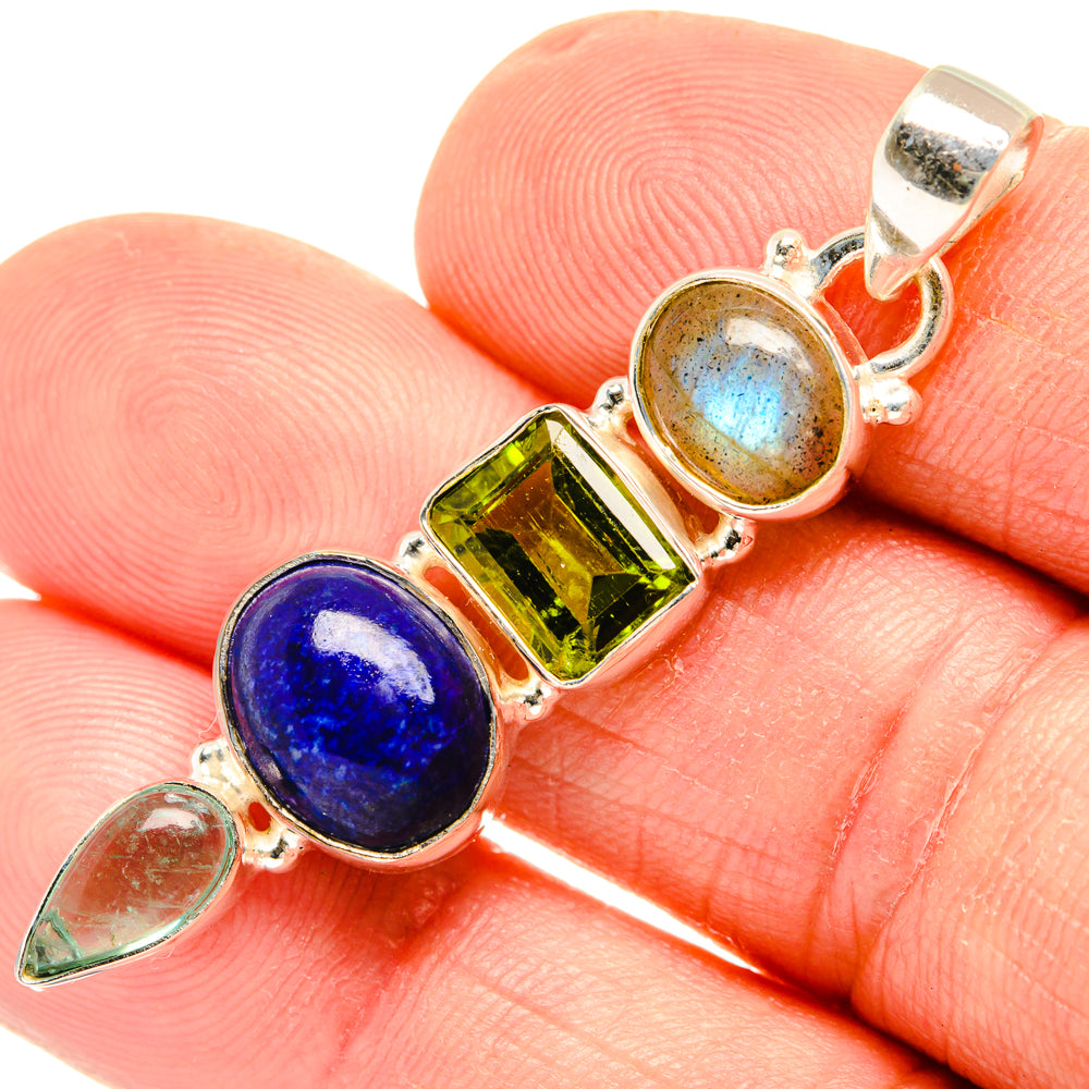 Lapis Lazuli Pendants handcrafted by Ana Silver Co - PD28250