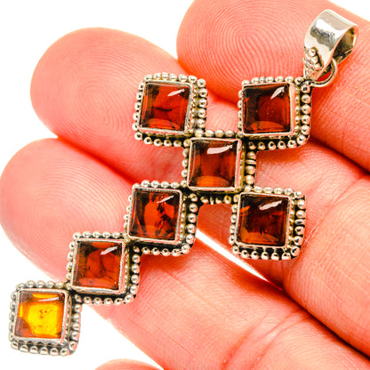 Baltic Amber Pendants handcrafted by Ana Silver Co - PD28258