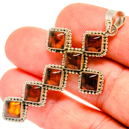 Baltic Amber Pendants handcrafted by Ana Silver Co - PD28259