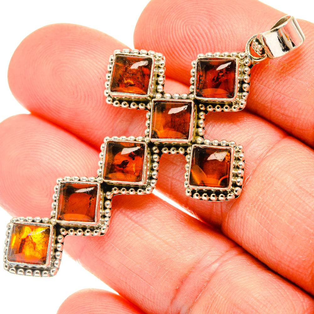 Baltic Amber Pendants handcrafted by Ana Silver Co - PD28262