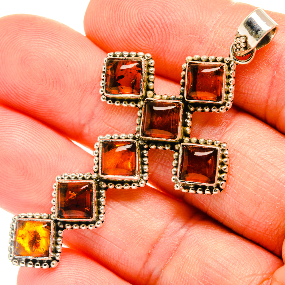 Baltic Amber Pendants handcrafted by Ana Silver Co - PD28263