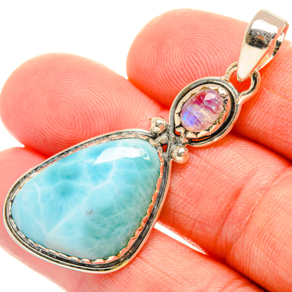 Larimar Pendants handcrafted by Ana Silver Co - PD28287
