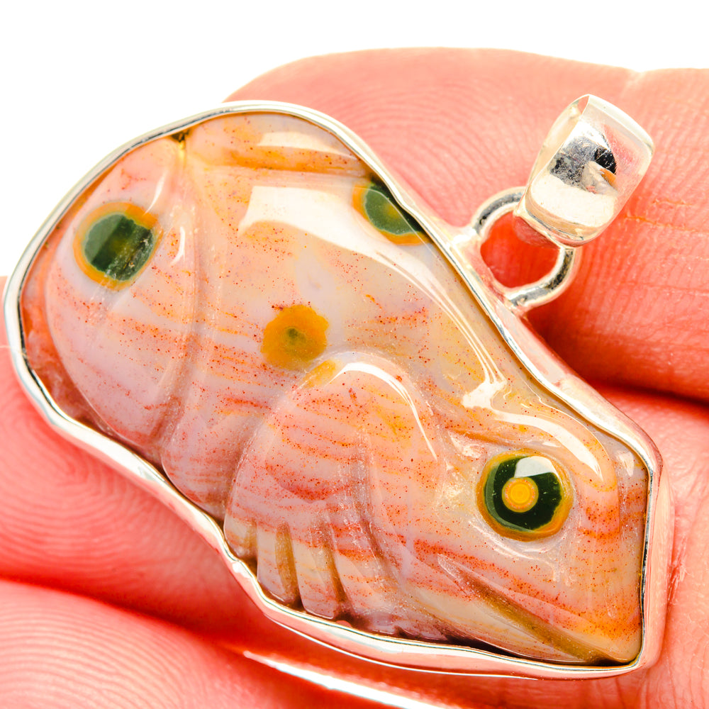 Ocean Jasper Pendants handcrafted by Ana Silver Co - PD28295