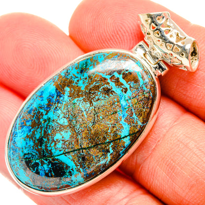 Shattuckite Pendants handcrafted by Ana Silver Co - PD28296