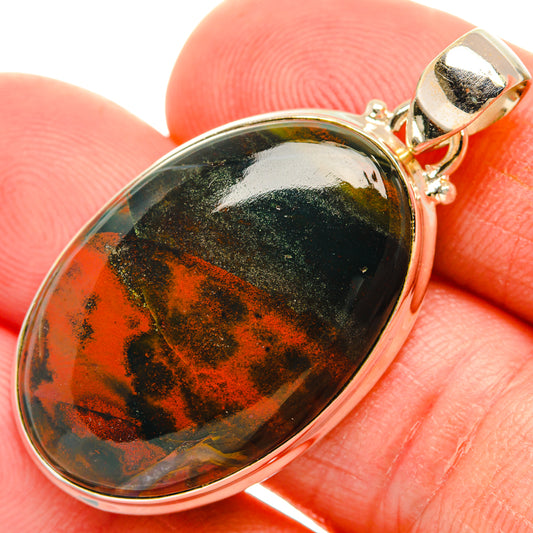 Bloodstone Pendants handcrafted by Ana Silver Co - PD28299