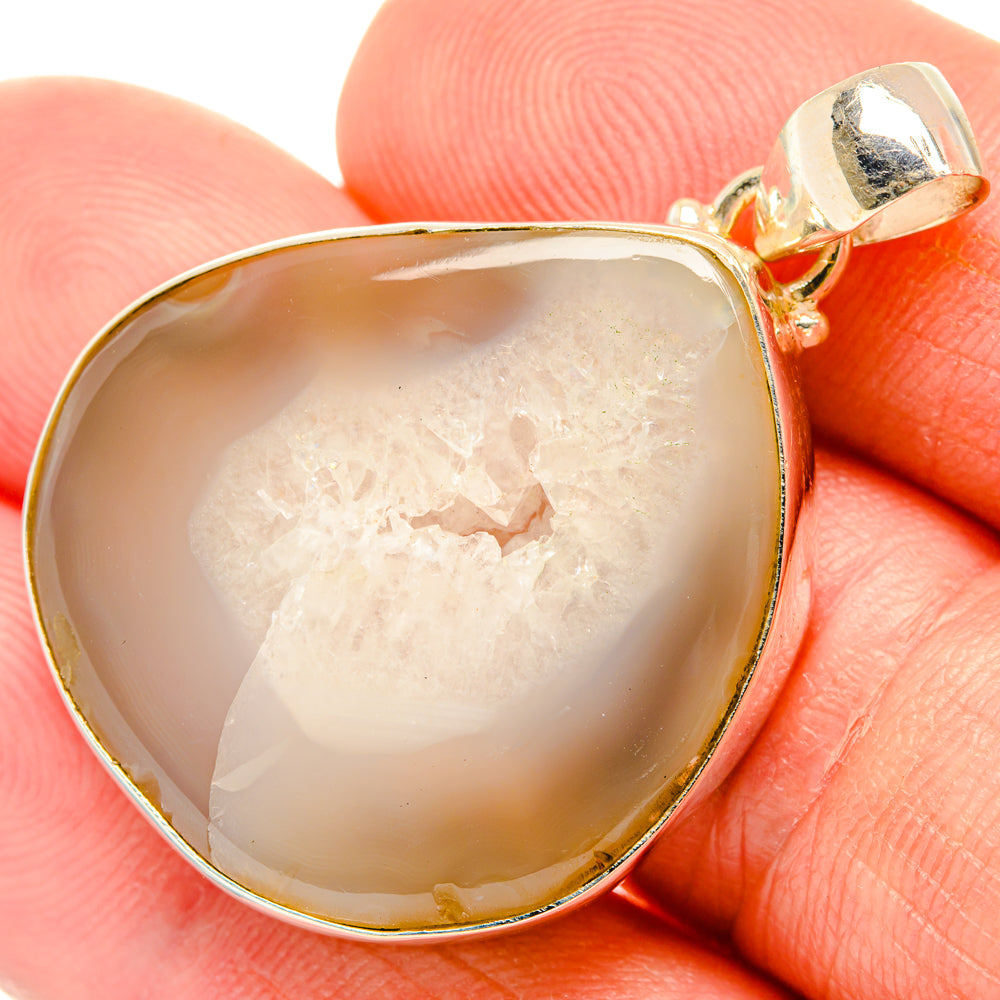 Geode Slice Pendants handcrafted by Ana Silver Co - PD28301