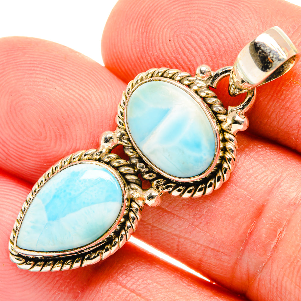 Larimar Pendants handcrafted by Ana Silver Co - PD28302