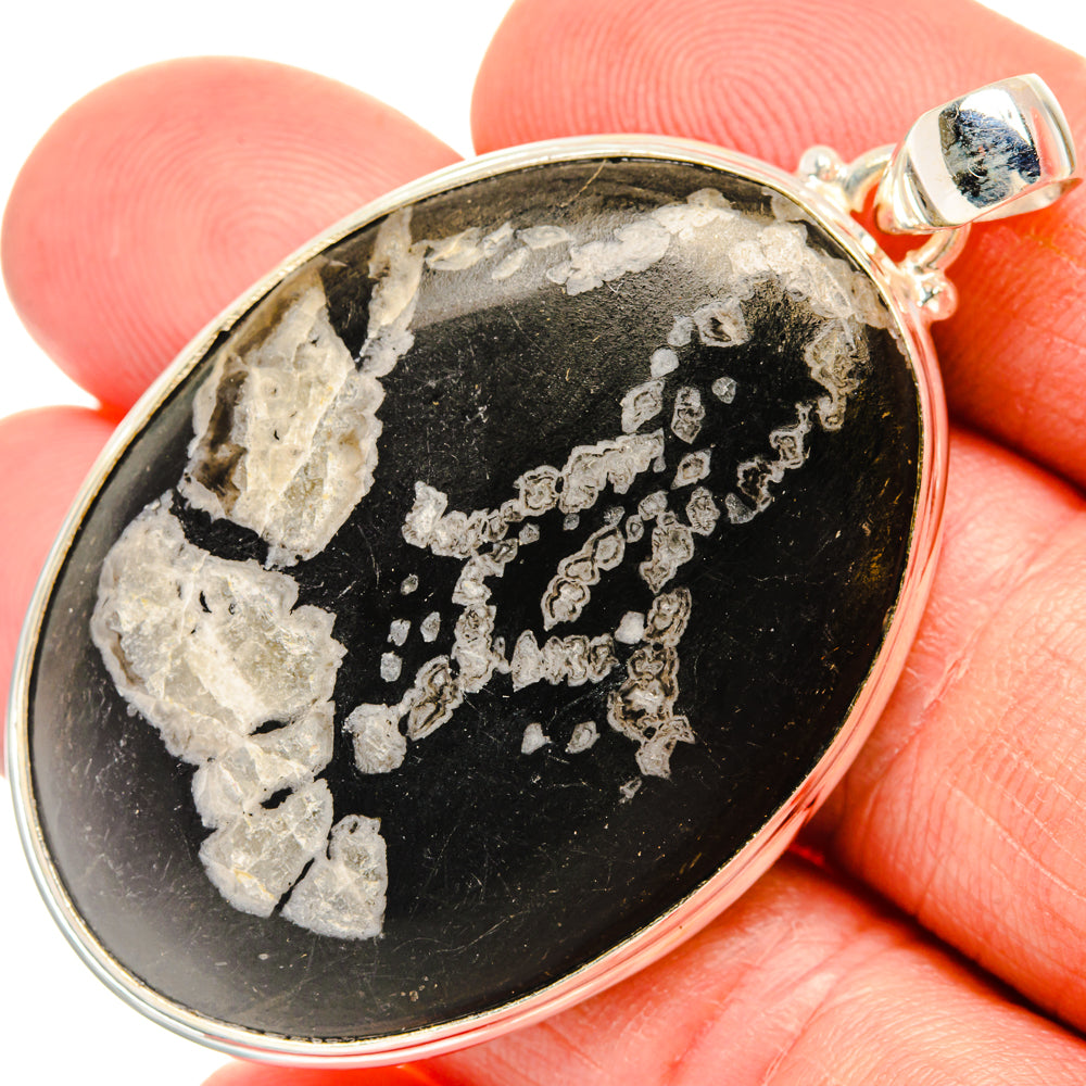 Chrysanthemum Stone Pendants handcrafted by Ana Silver Co - PD28308