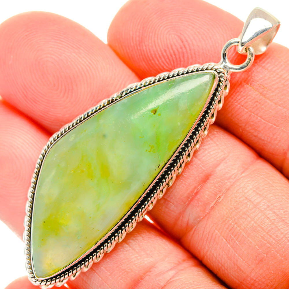 Peruvian Opal Pendants handcrafted by Ana Silver Co - PD28311