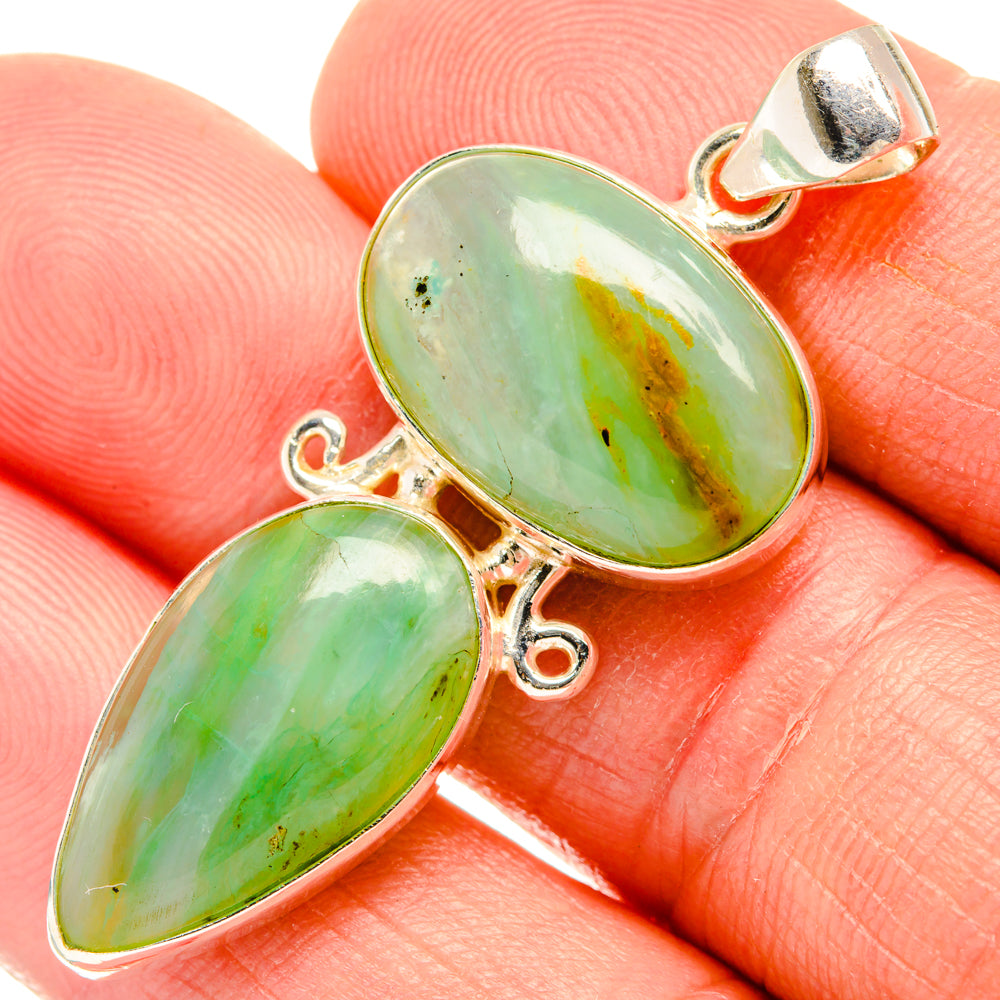 Peruvian Opal Pendants handcrafted by Ana Silver Co - PD28314