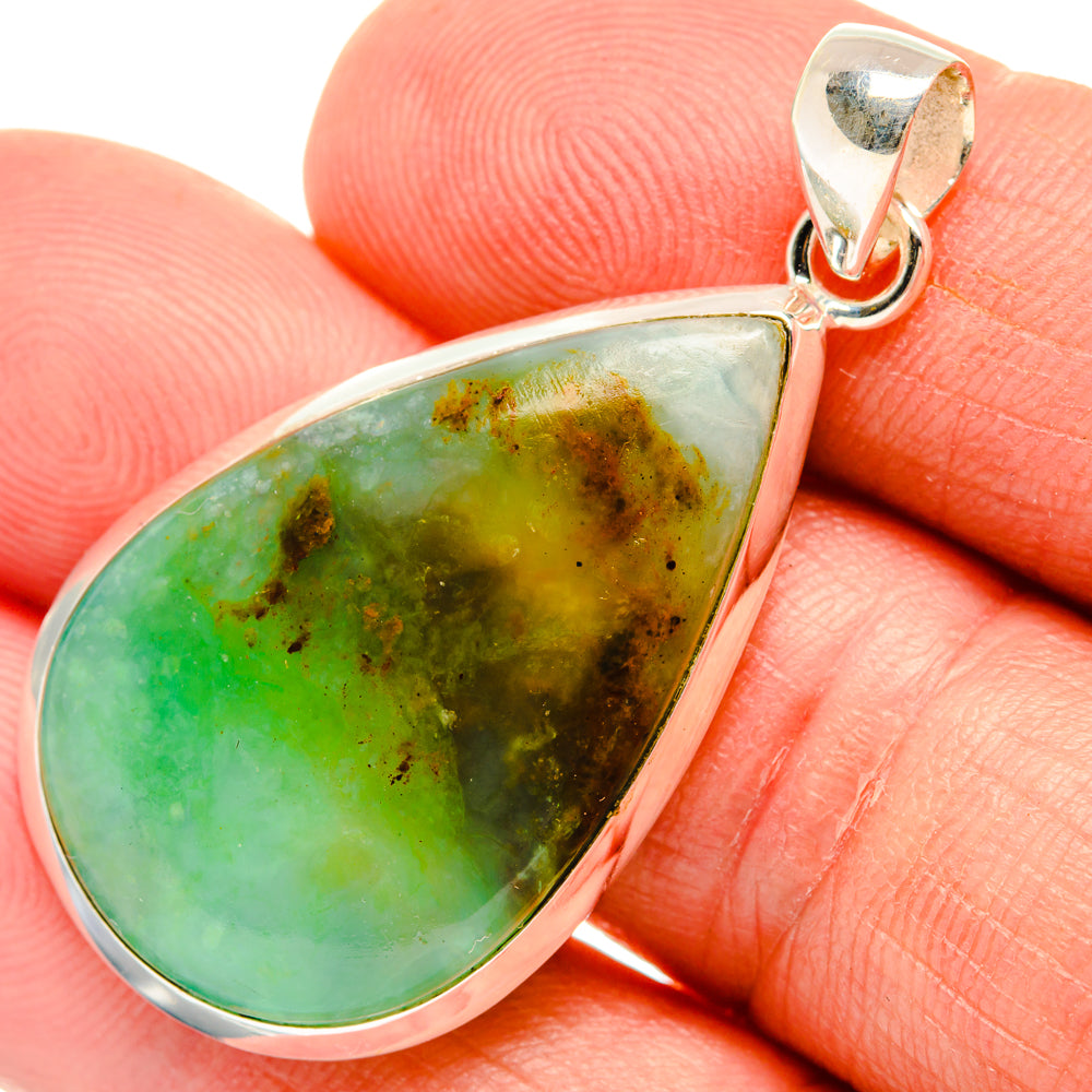 Peruvian Opal Pendants handcrafted by Ana Silver Co - PD28319