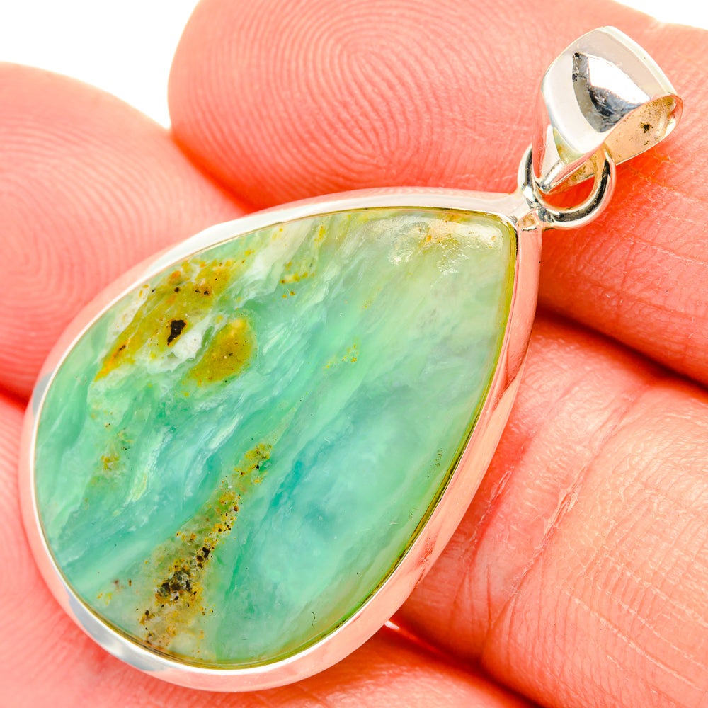 Peruvian Opal Pendants handcrafted by Ana Silver Co - PD28322