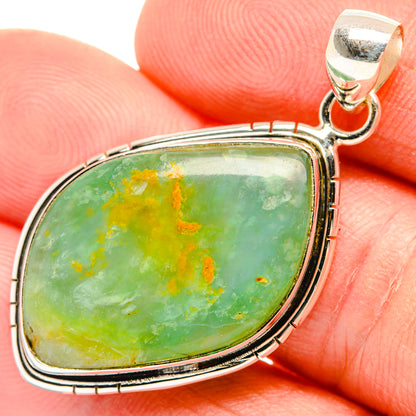 Peruvian Opal Pendants handcrafted by Ana Silver Co - PD28325