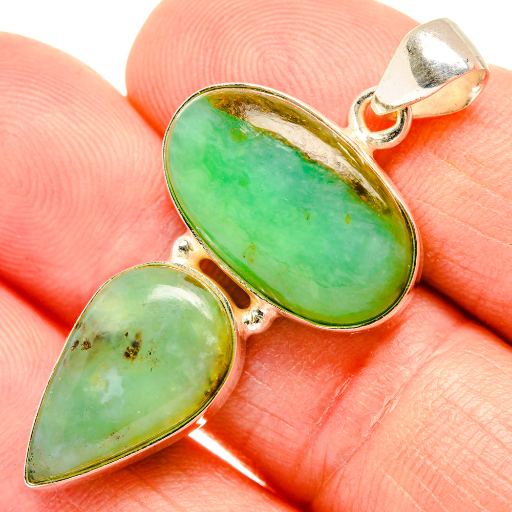 Peruvian Opal Pendants handcrafted by Ana Silver Co - PD28327