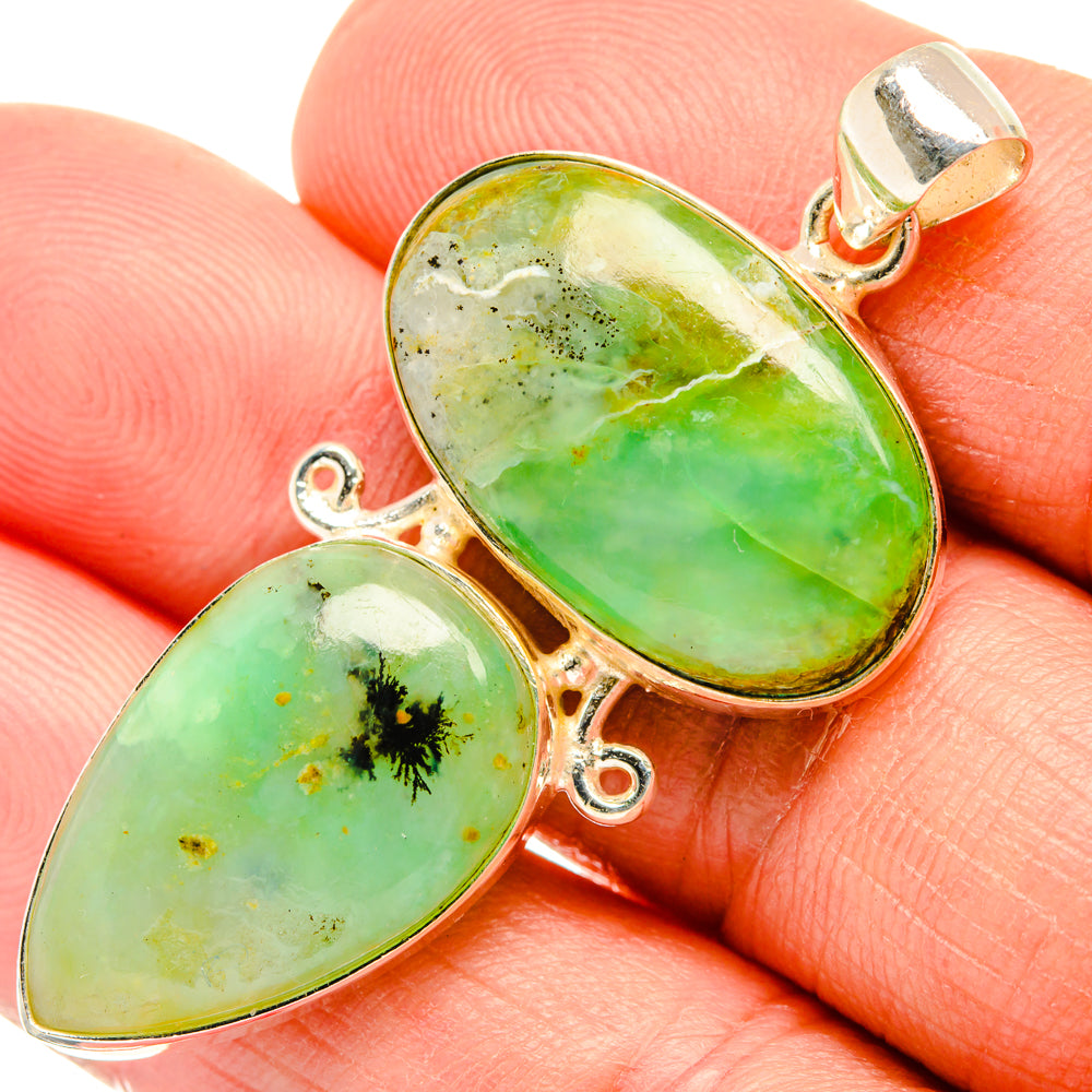 Peruvian Opal Pendants handcrafted by Ana Silver Co - PD28328