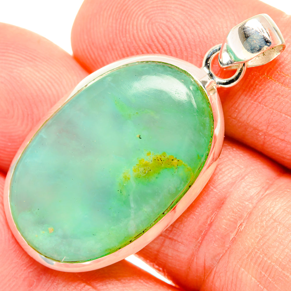 Peruvian Opal Pendants handcrafted by Ana Silver Co - PD28329