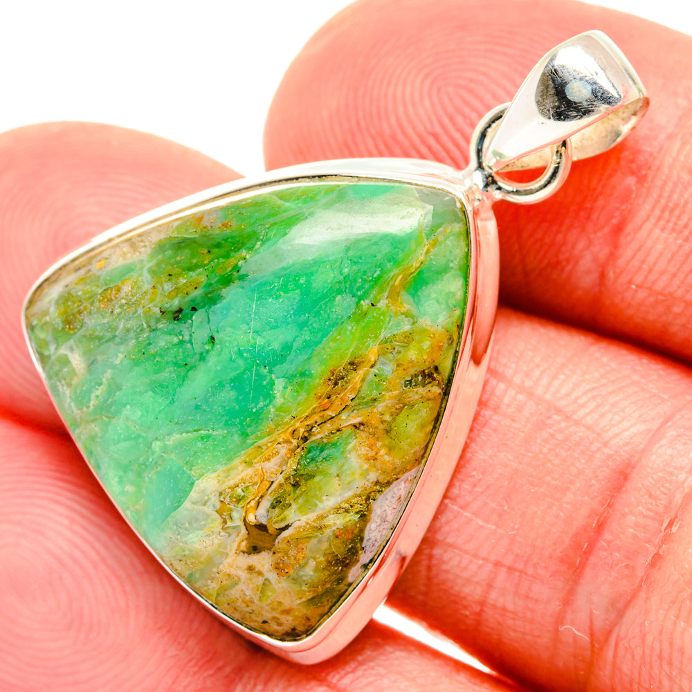 Peruvian Opal Pendants handcrafted by Ana Silver Co - PD28332