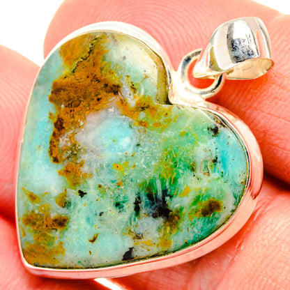 Peruvian Opal Pendants handcrafted by Ana Silver Co - PD28333