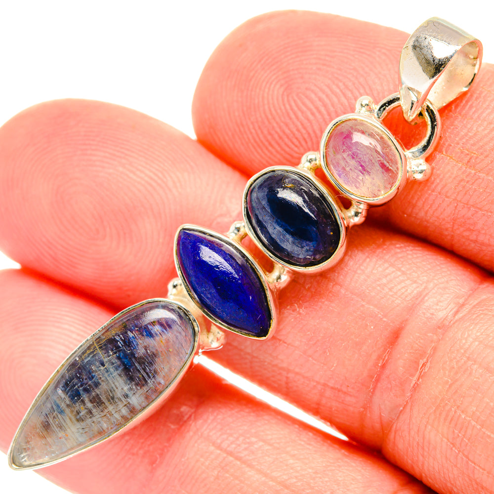Kyanite Pendants handcrafted by Ana Silver Co - PD28348