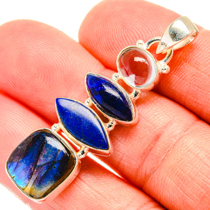Labradorite Pendants handcrafted by Ana Silver Co - PD28350