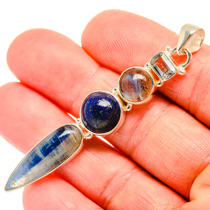 Kyanite Pendants handcrafted by Ana Silver Co - PD28352