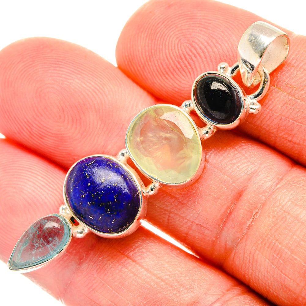 Lapis Lazuli Pendants handcrafted by Ana Silver Co - PD28355
