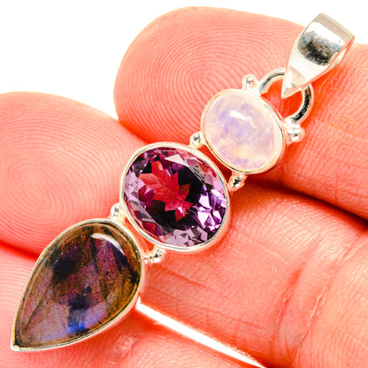 Labradorite Pendants handcrafted by Ana Silver Co - PD28360