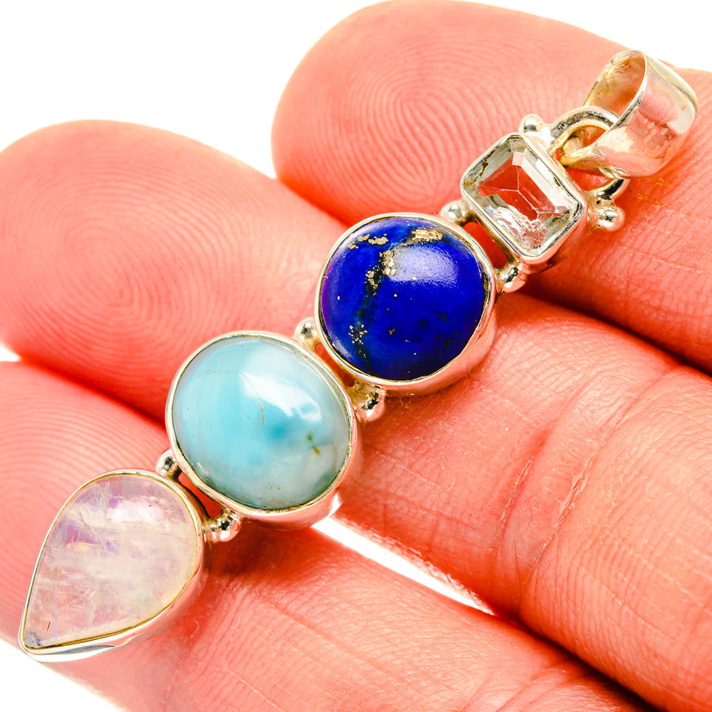 Larimar Pendants handcrafted by Ana Silver Co - PD28370